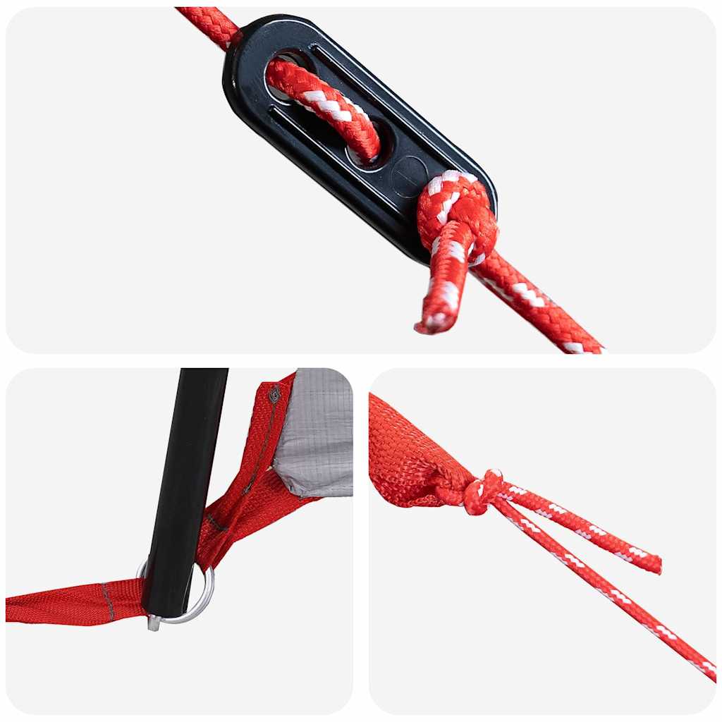Cabin Tent 5-Person med tag Grå og orange 333 x 317 x 194 cm