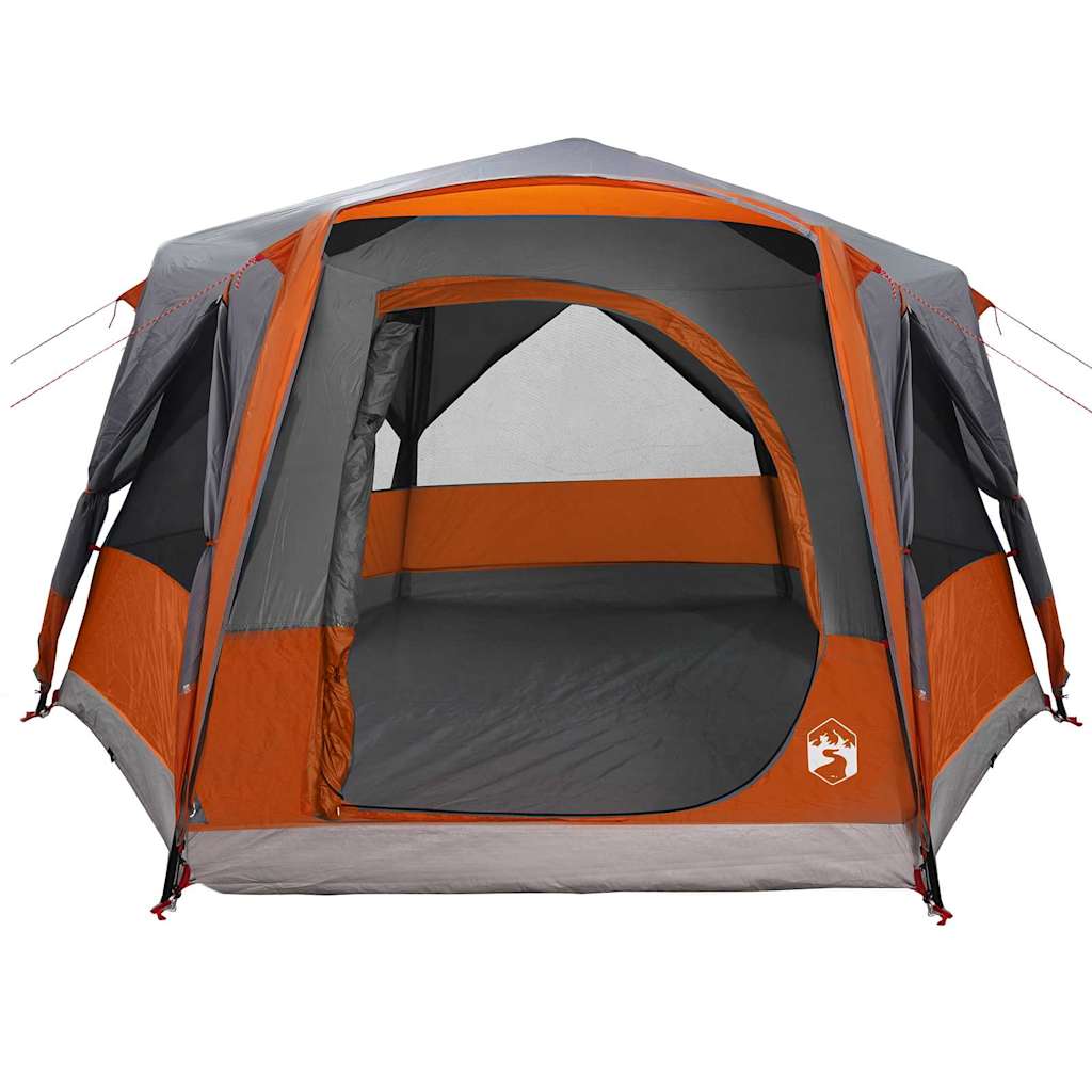 Cabin Tent 5-Person med tag Grå og orange 333 x 317 x 194 cm