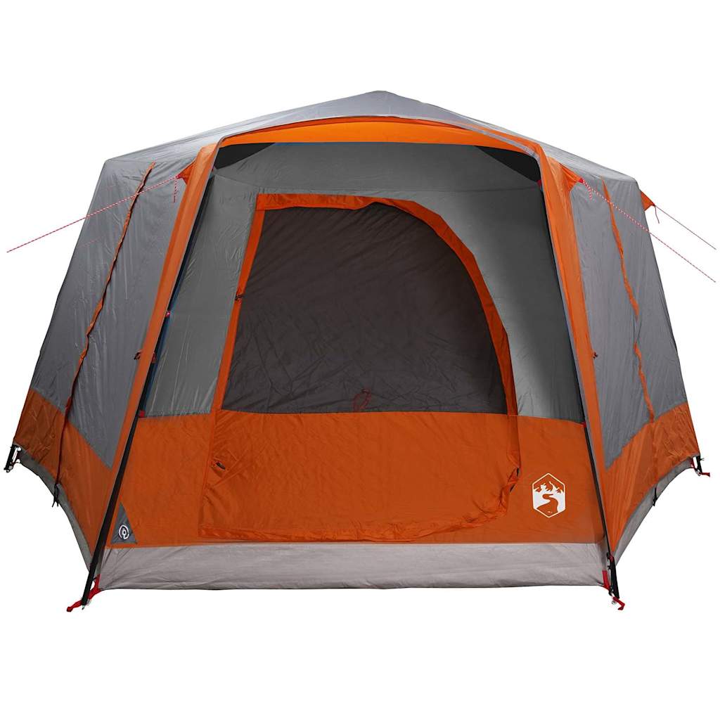 Cabin Tent 5-Person med tag Grå og orange 333 x 317 x 194 cm