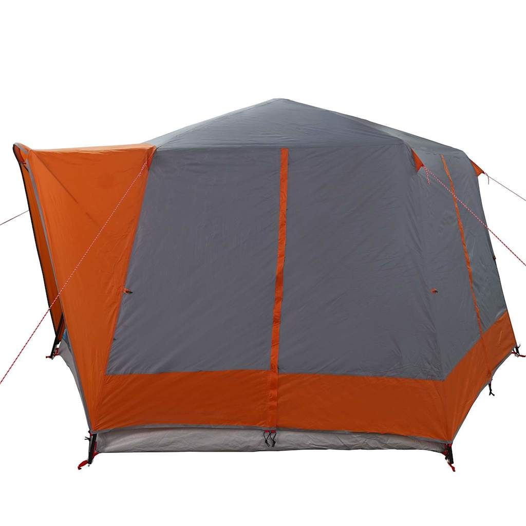 Cabin Tent 5-Person med tag Grå og orange 333 x 317 x 194 cm