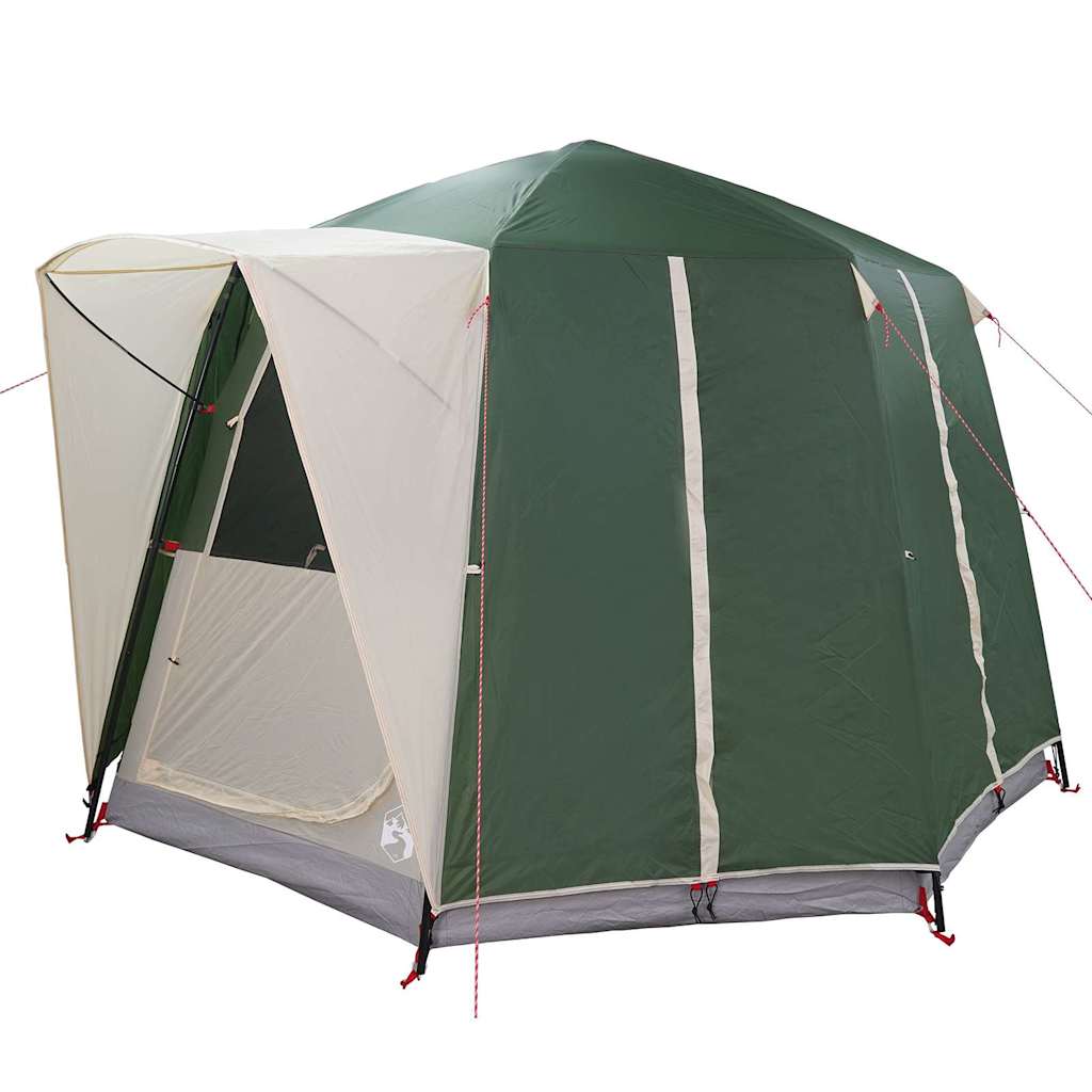 Camping telt til 3 personer Grøn og Hvid 320 x 320 x 203 cm