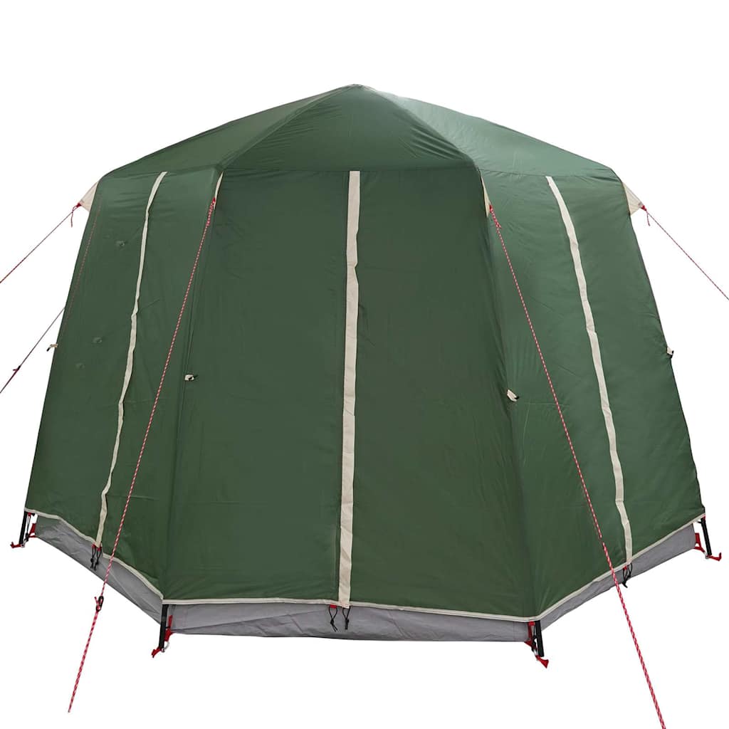 Camping telt til 3 personer Grøn og Hvid 320 x 320 x 203 cm
