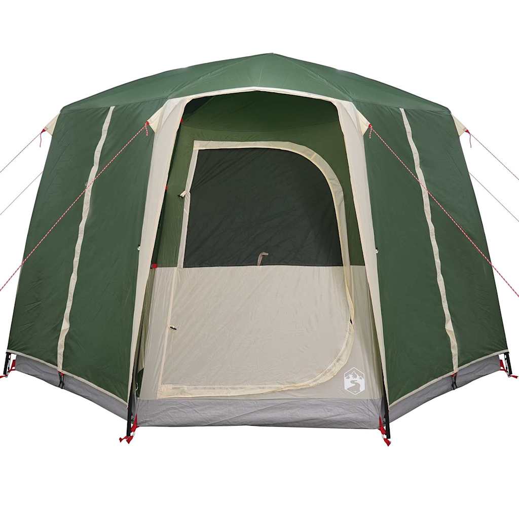 Camping telt til 3 personer Grøn og Hvid 320 x 320 x 203 cm