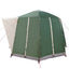 Camping telt til 3 personer Grøn og Hvid 320 x 320 x 203 cm