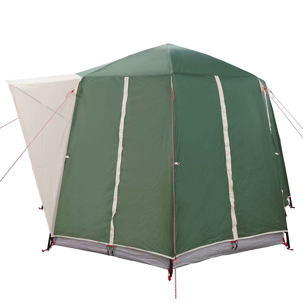 Camping telt til 3 personer Grøn og Hvid 320 x 320 x 203 cm
