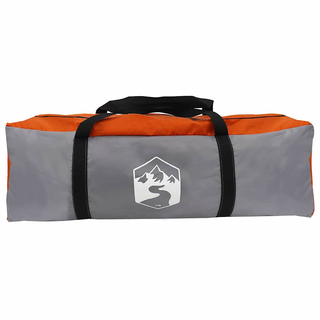 Camping telt til 3 personer Grå og orange 320 x 320 x 203 cm