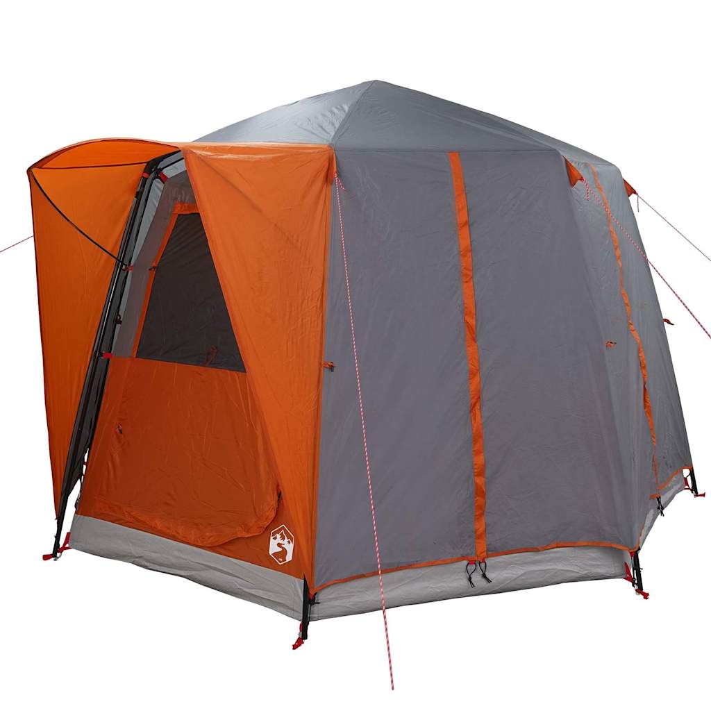Camping telt til 3 personer Grå og orange 320 x 320 x 203 cm