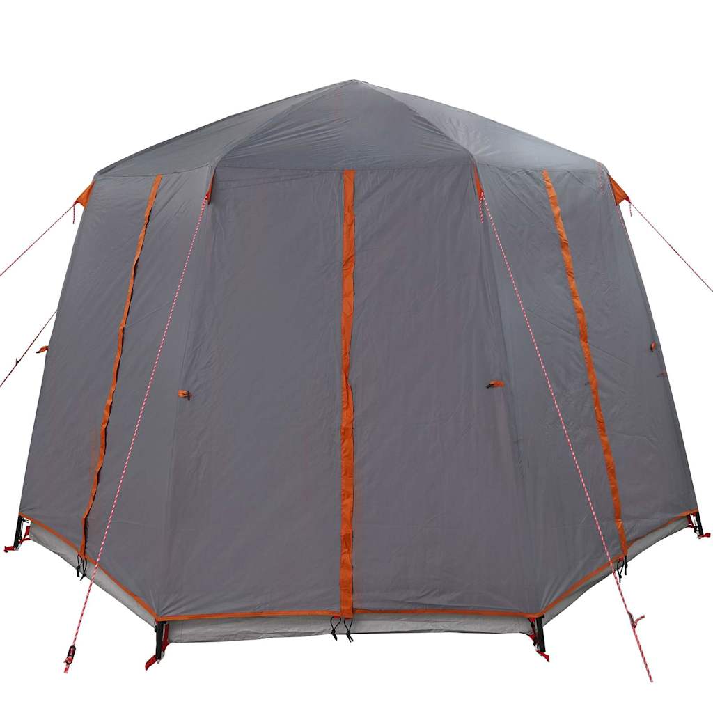 Camping telt til 3 personer Grå og orange 320 x 320 x 203 cm