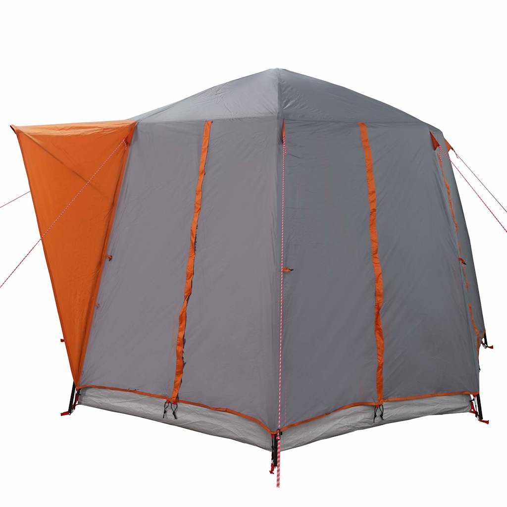 Camping telt til 3 personer Grå og orange 320 x 320 x 203 cm