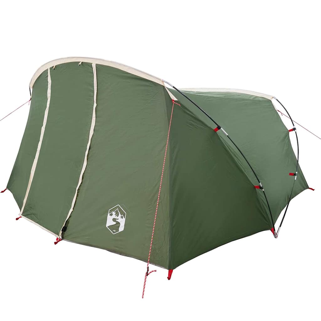 Tunnel telt 4-personer 4-personers Grøn og Hvid