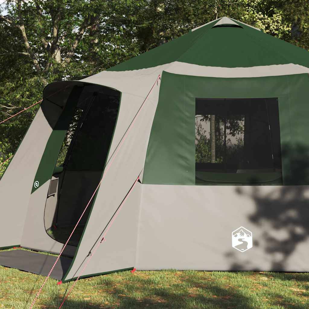 Cabin tent til 12 personer Grøn og Grå 500 x 500 x 294 cm