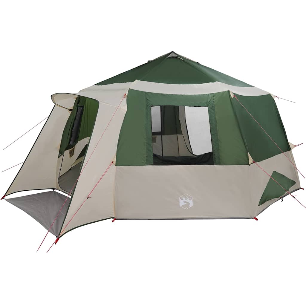 Cabin tent til 12 personer Grøn og Grå 500 x 500 x 294 cm