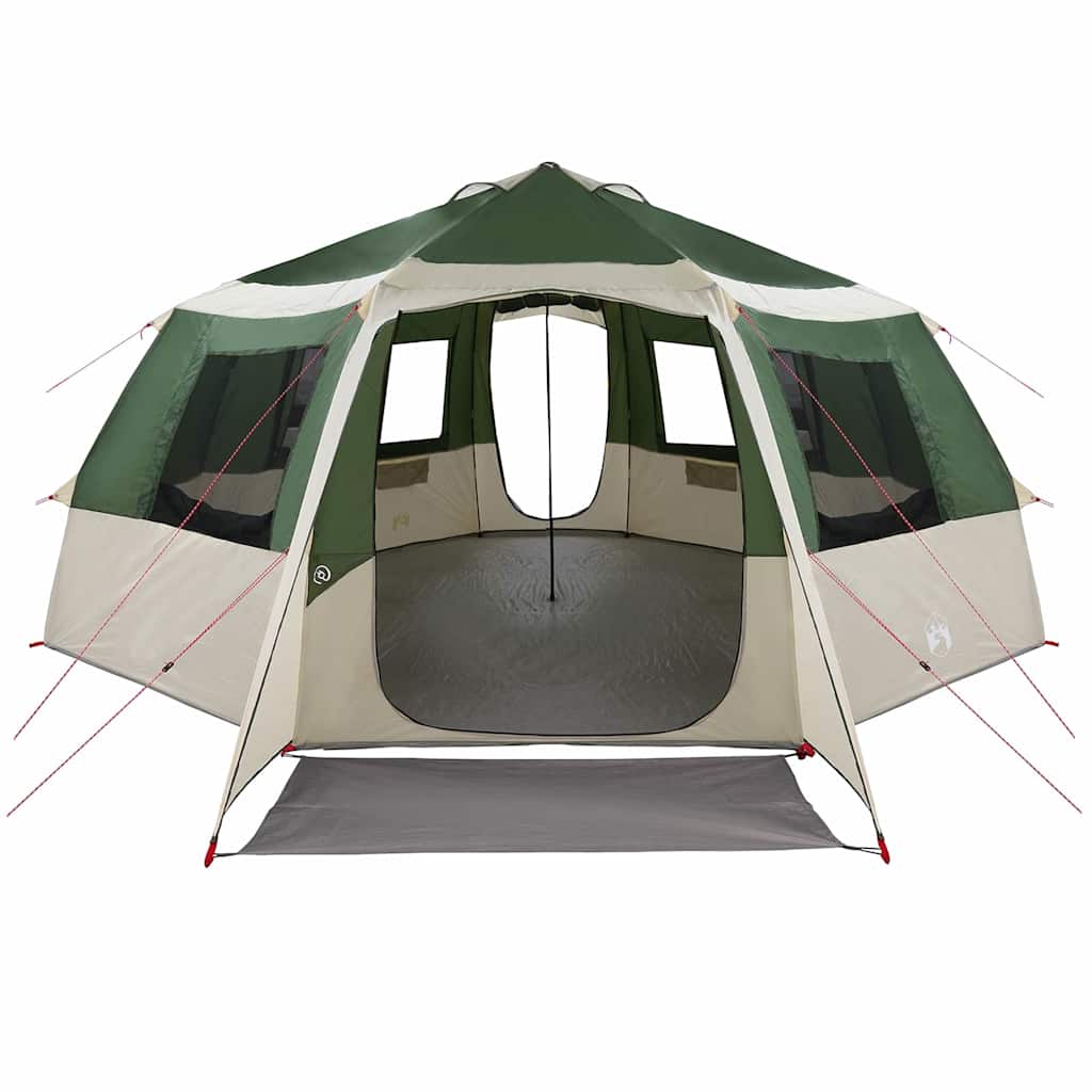 Cabin tent til 12 personer Grøn og Grå 500 x 500 x 294 cm