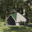 Teepee Telt 10-Personer 10 personer Grøn og Hvid