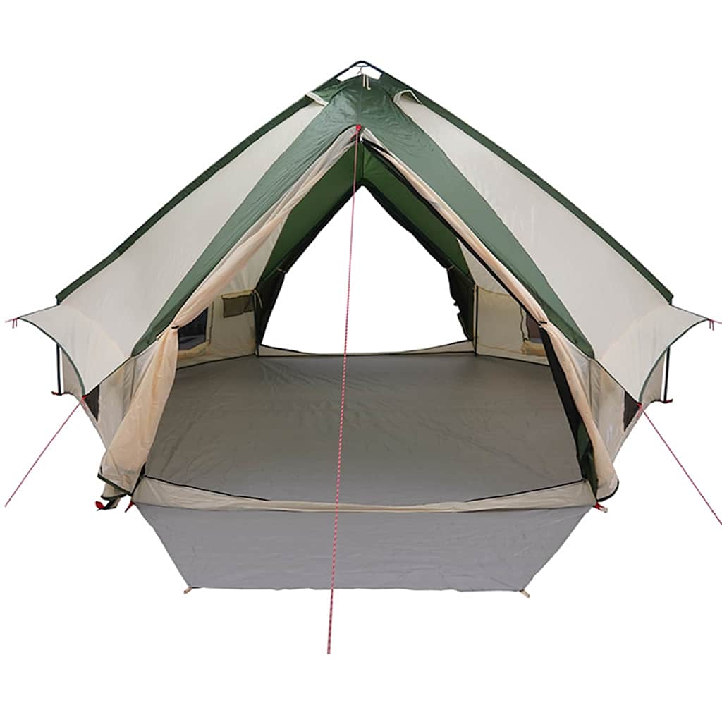 Teepee Telt 10-Personer 10 personer Grøn og Hvid