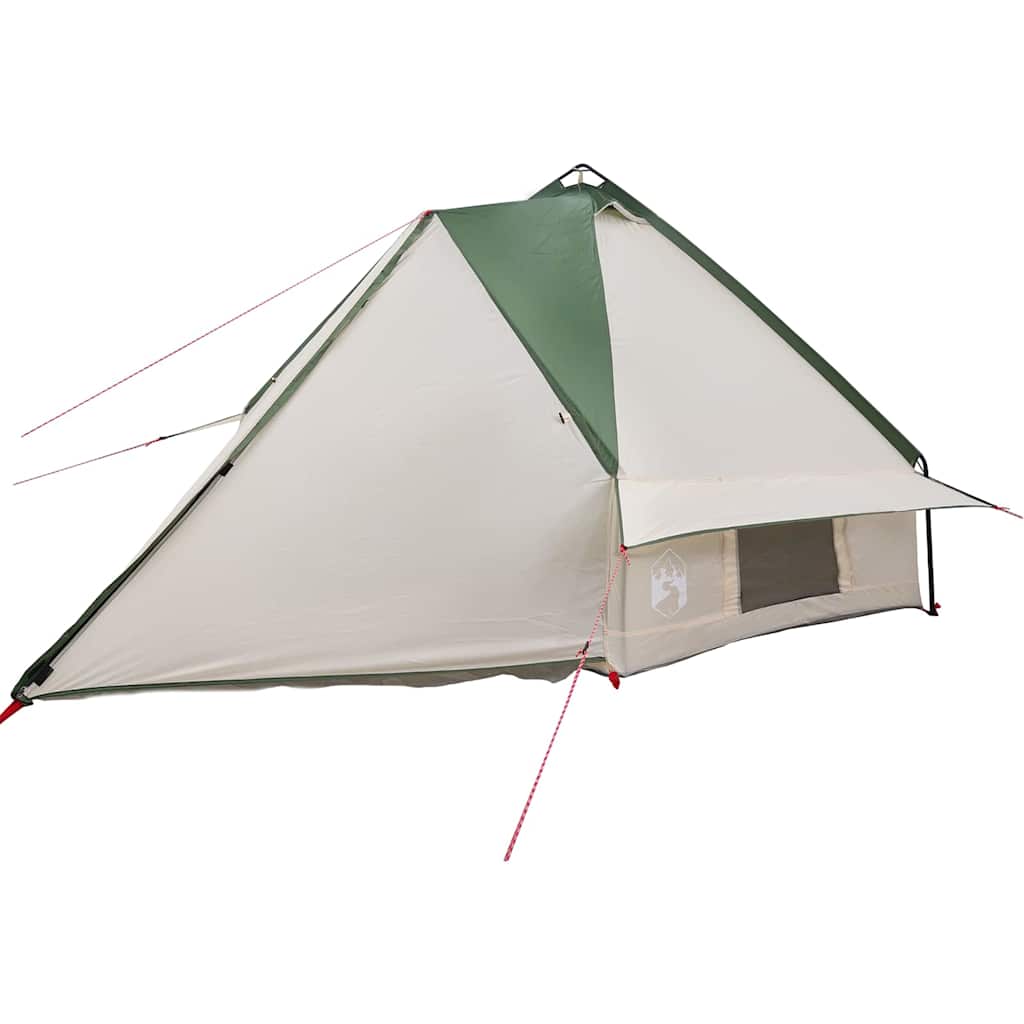 Teepee Telt 8-Personer 8 personer Grøn og Hvid