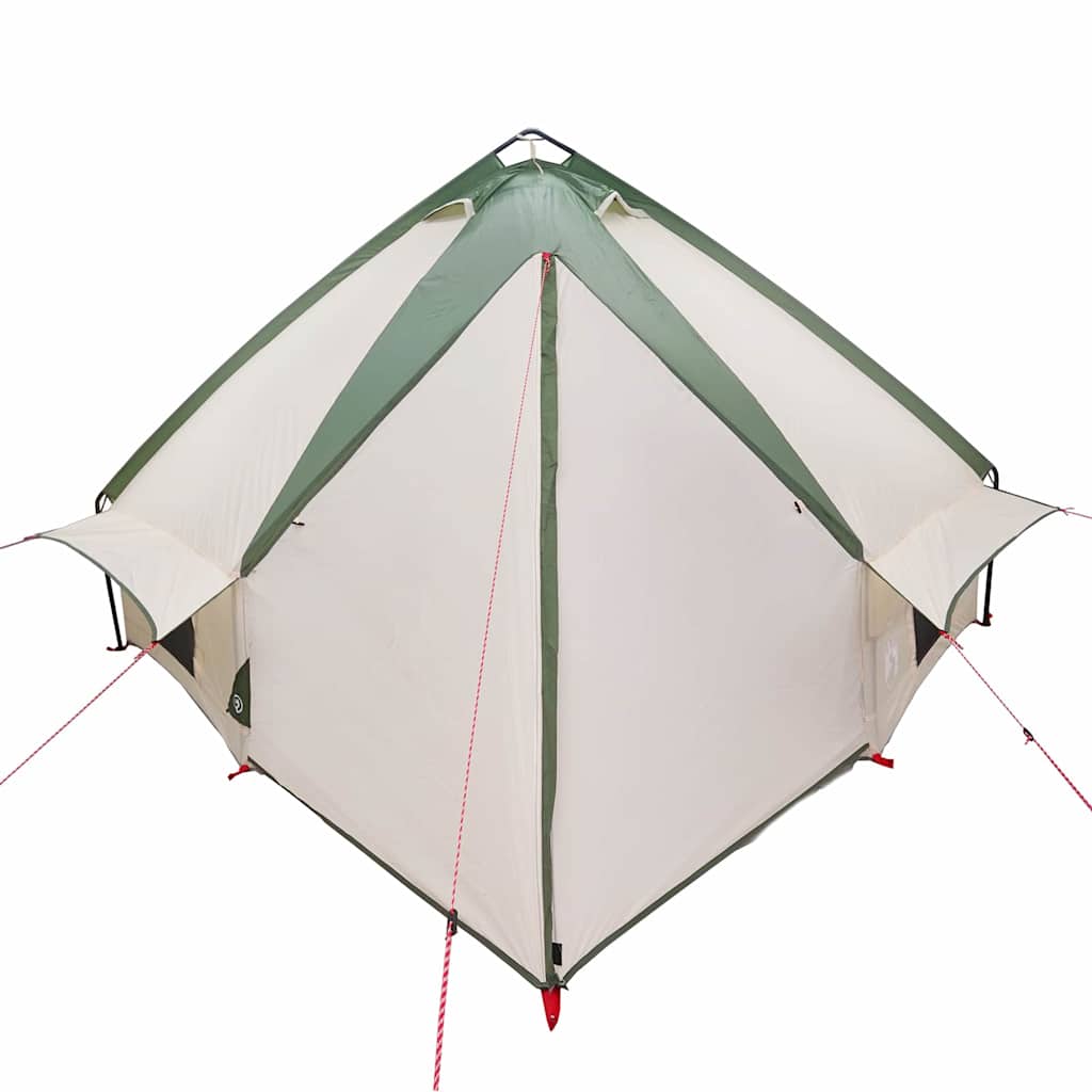 Teepee Telt 8-Personer 8 personer Grøn og Hvid