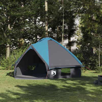 Teepee Telt 8-Personer 8 personer Blå og grå