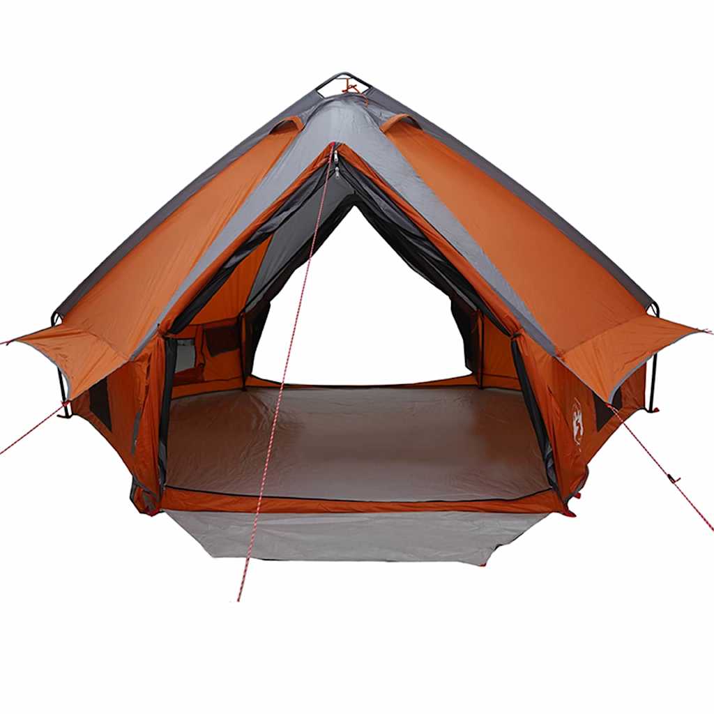 Teepee Telt 8-Personer 8 personer Grå og orange