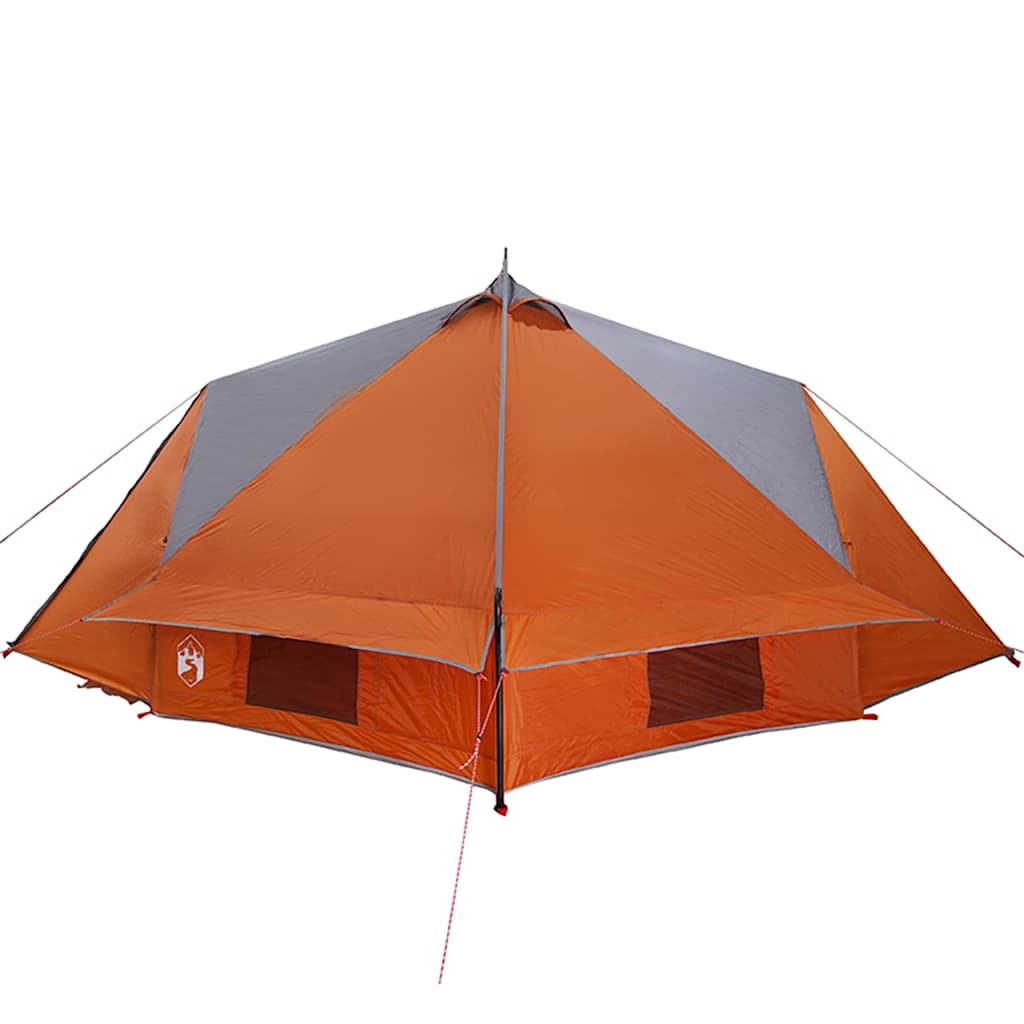 Teepee Telt 8-Personer 8 personer Grå og orange