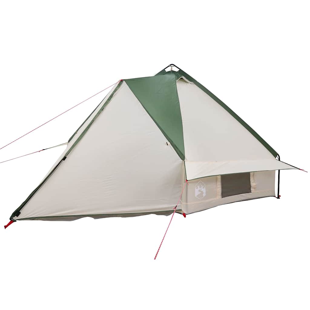 Teepee telt til 6 personer 6 personer Grøn og Hvid