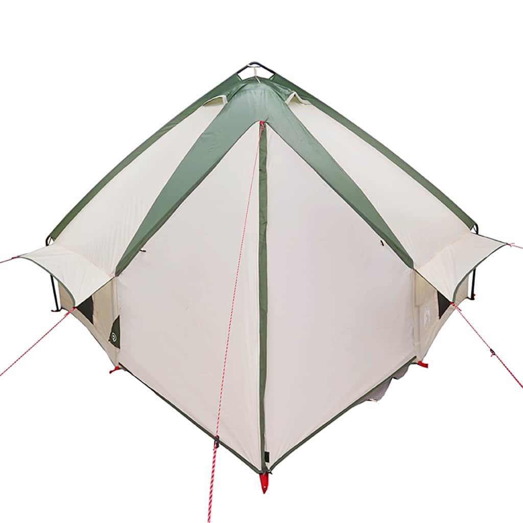 Teepee telt til 6 personer 6 personer Grøn og Hvid