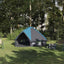 Teepee Telt 4-Person 4 personer Blå og grå