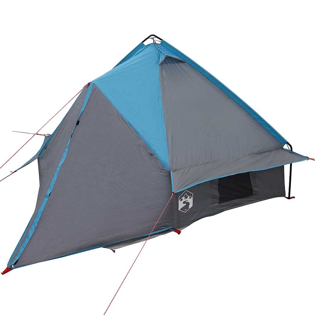 Teepee Telt 4-Person 4 personer Blå og grå
