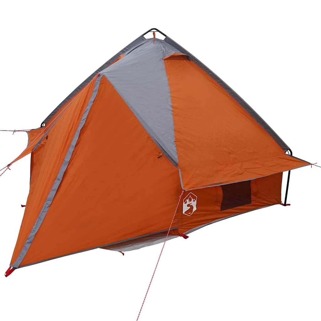 Teepee Telt 4-Person 4 personer Grå og orange