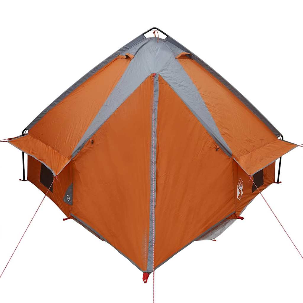 Teepee Telt 4-Person 4 personer Grå og orange
