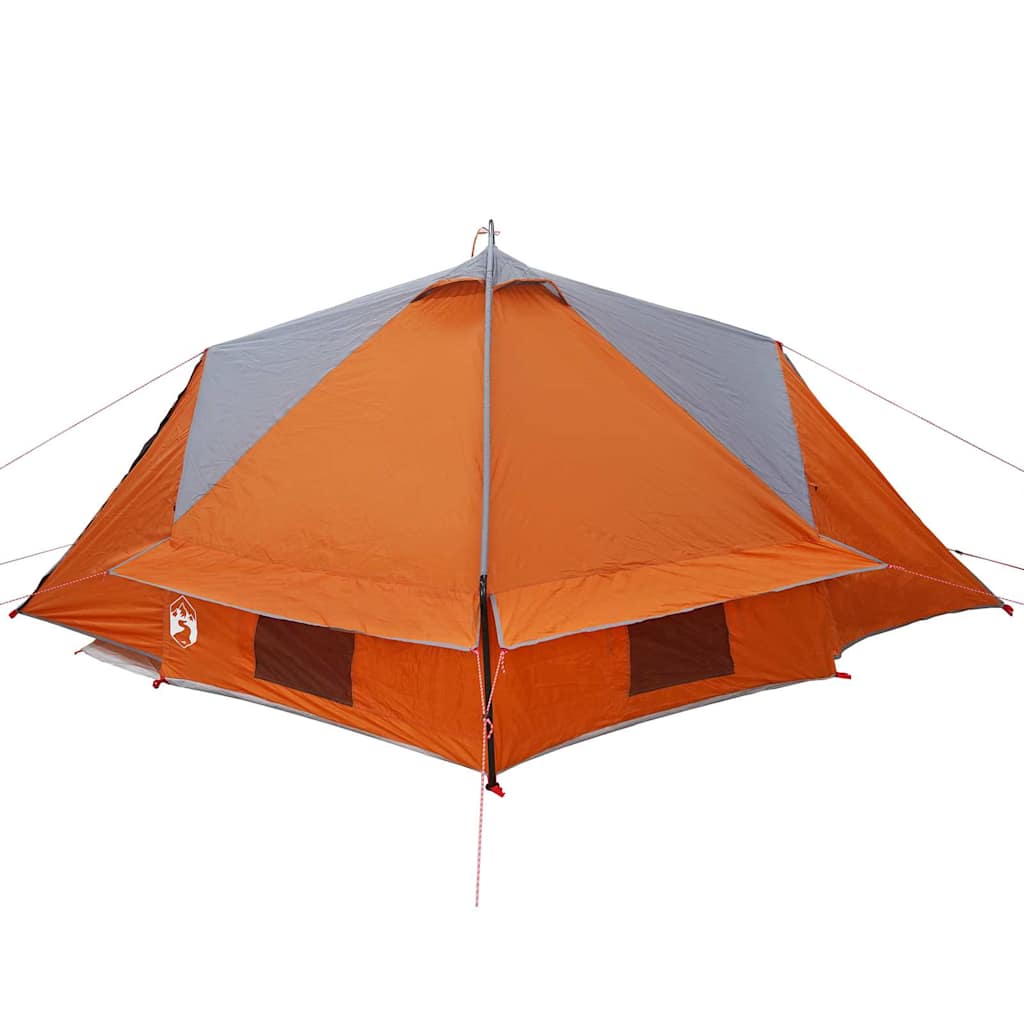 Teepee Telt 4-Person 4 personer Grå og orange