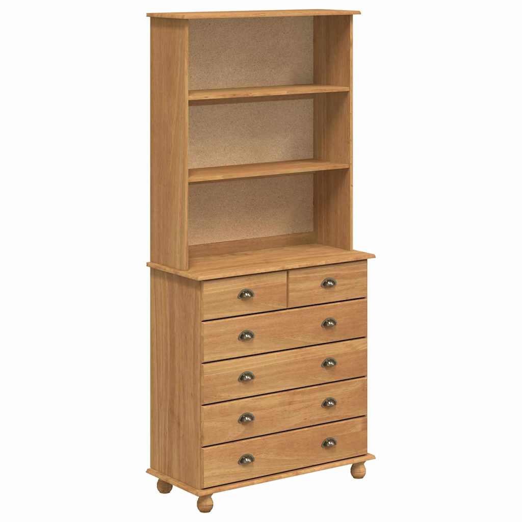 Skab ASKIM Honning Voks 91 x 40 x 200,5 cm Massiv fyrretræ