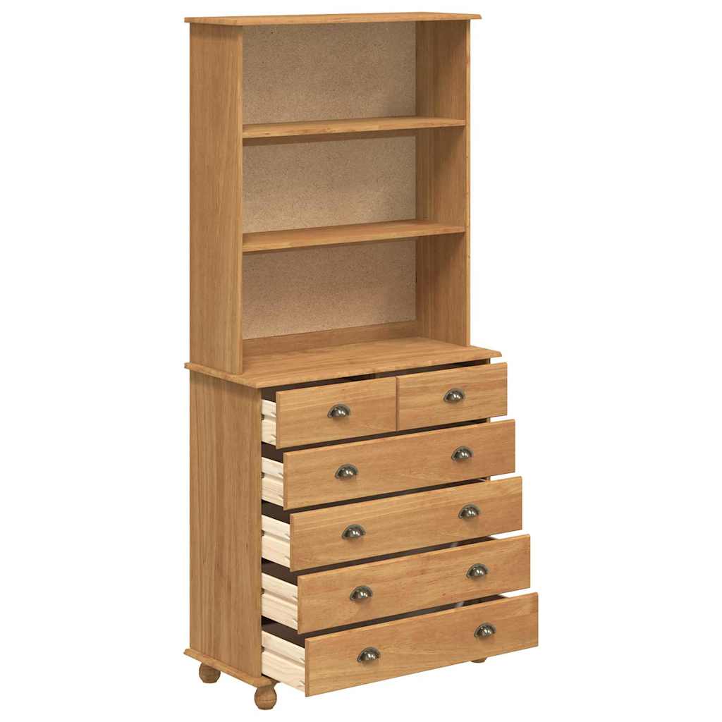 Skab ASKIM Honning Voks 91 x 40 x 200,5 cm Massiv fyrretræ