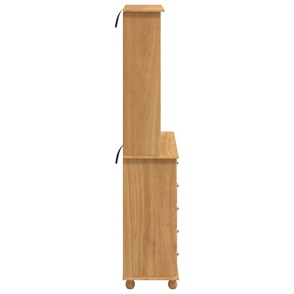 Skab ASKIM Honning Voks 91 x 40 x 200,5 cm Massiv fyrretræ
