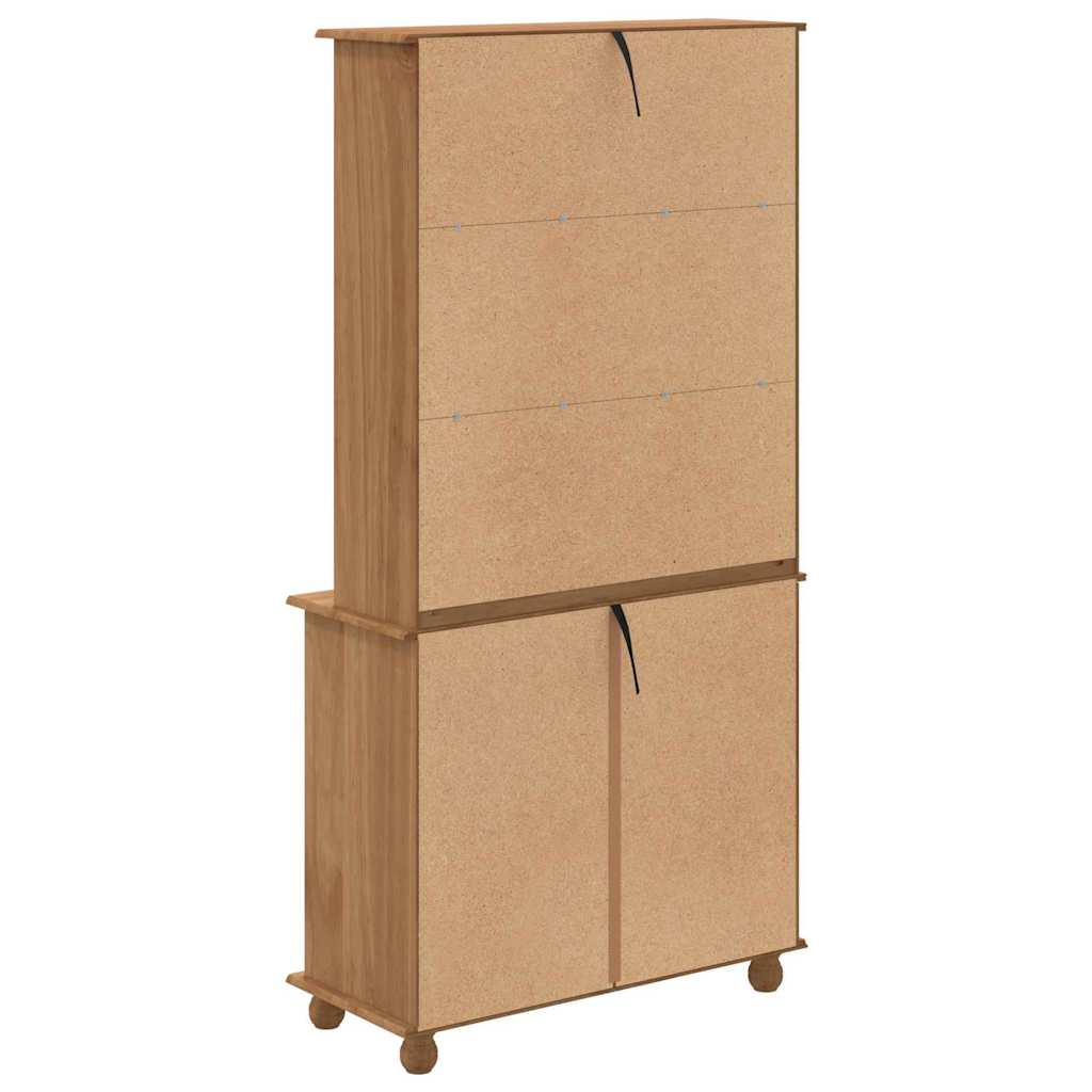 Skab ASKIM Honning Voks 91 x 40 x 184 cm Massiv fyrretræ