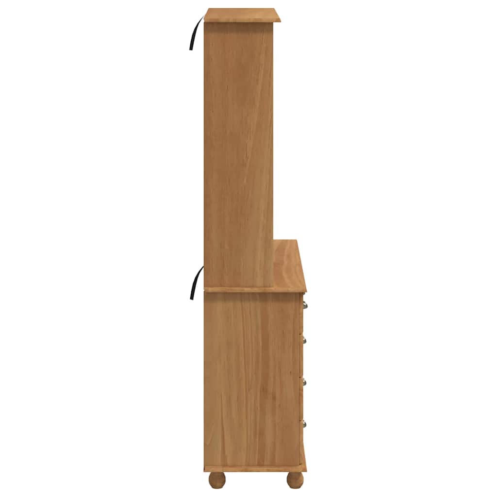 Skab ASKIM Honning Voks 91 x 40 x 184 cm Massiv fyrretræ
