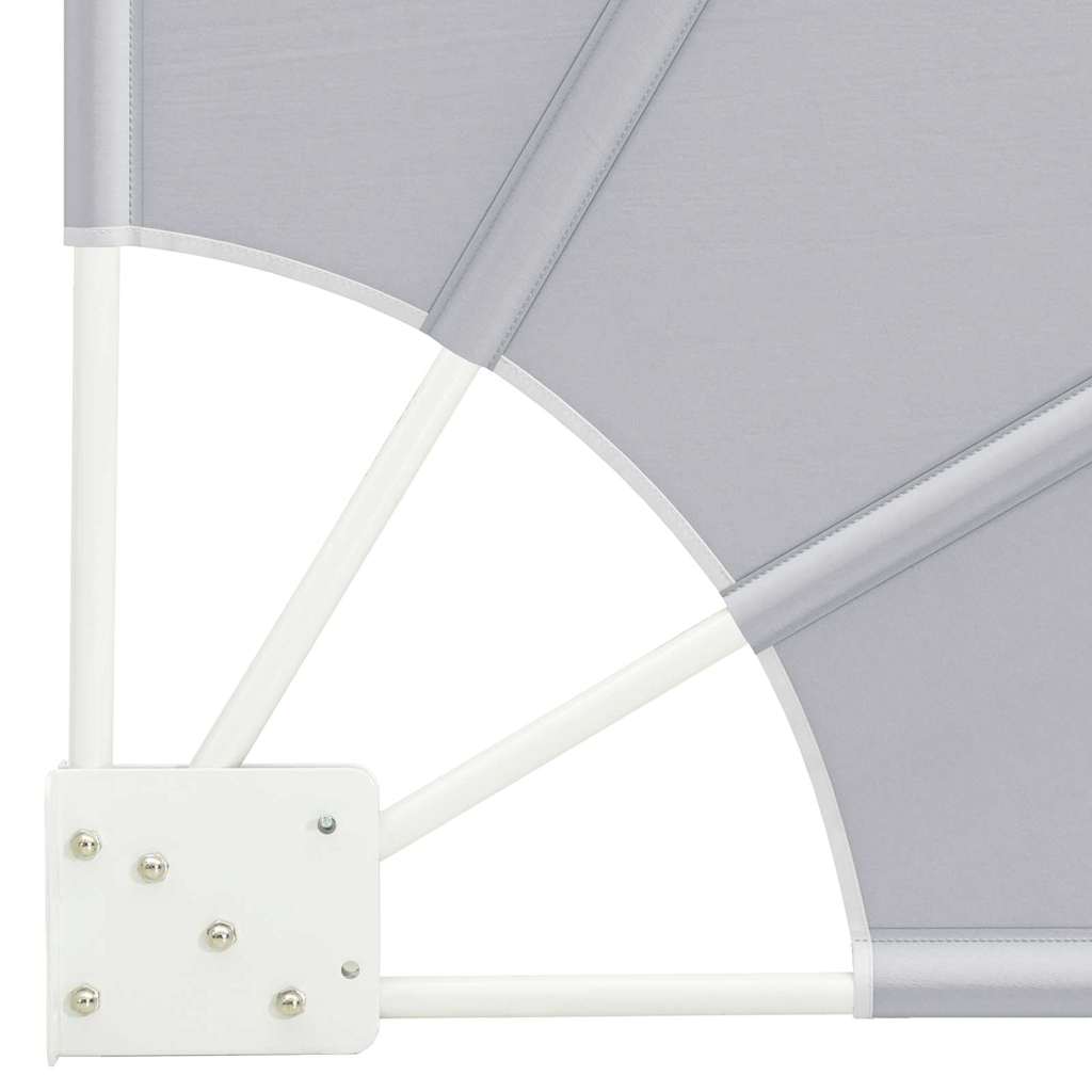 Balkon Afskærmning 115 x 115 cm Polyester Grå