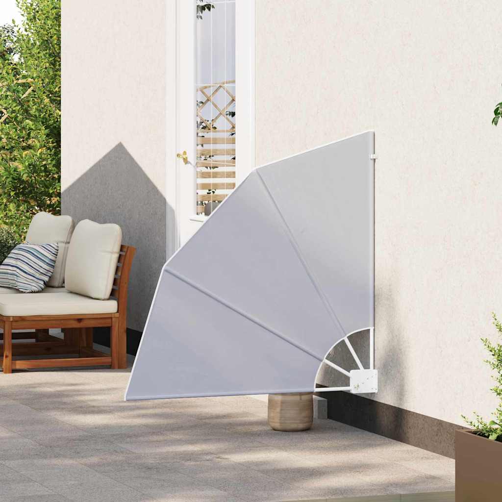 Balkon Afskærmning 115 x 115 cm Polyester Grå