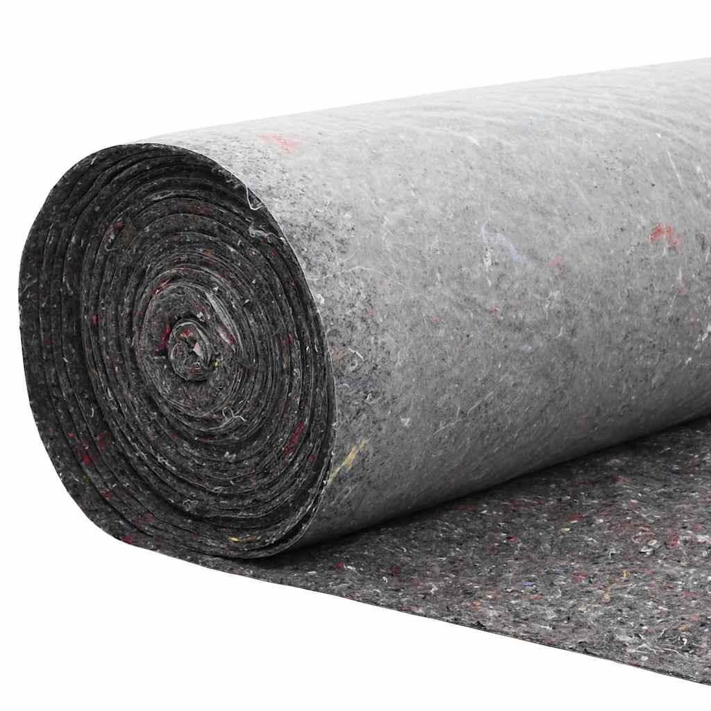 Damfleece 1 x 10 m Polyester og Bomuld Grå