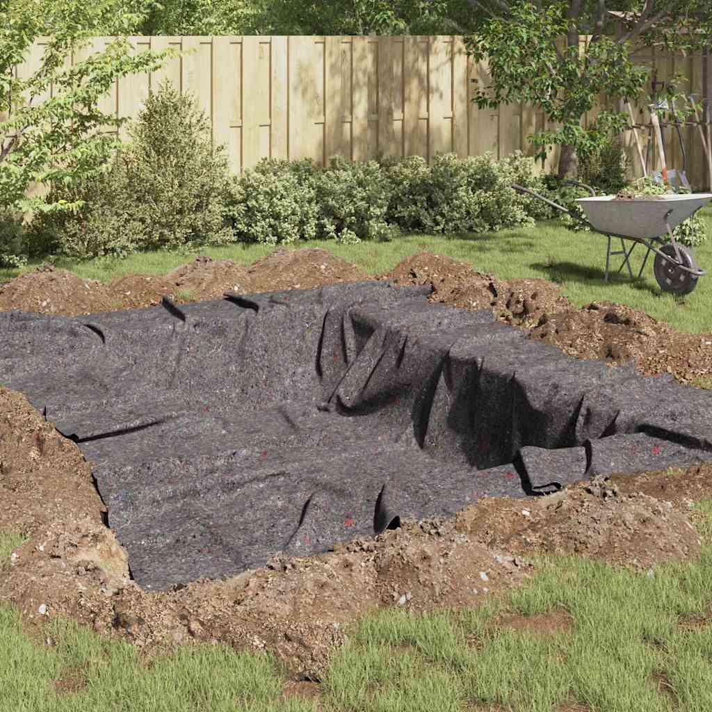 Damfleece 1 x 10 m Polyester og Bomuld Grå