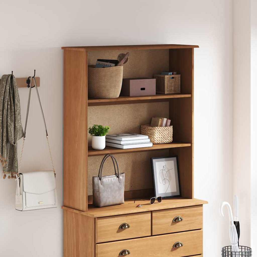 Skab ASKIM 91 x 30 x 104 cm Massivt fyrretræ
