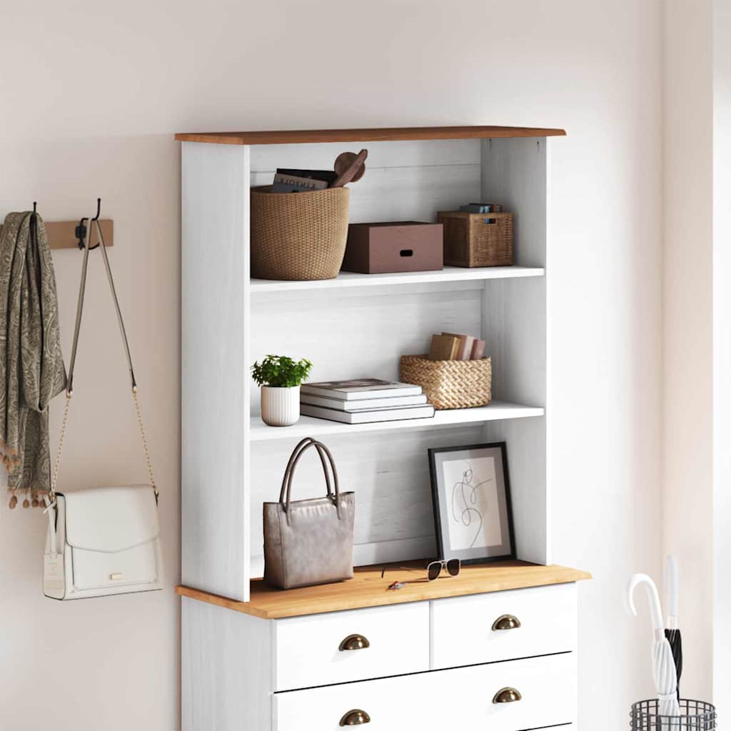 Skab ASKIM 91 x 30 x 104 cm Massivt fyrretræ