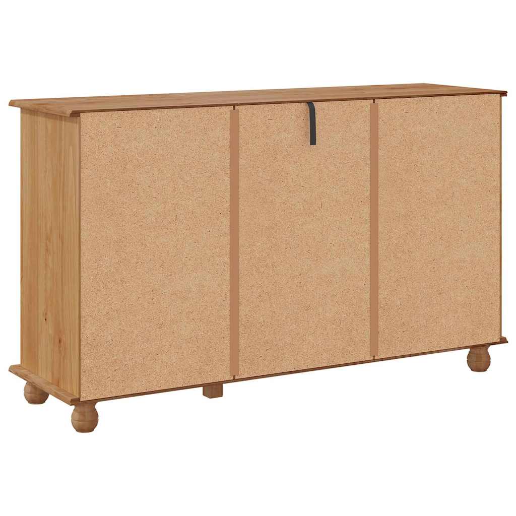 Sideboard med skuffe ASKIM 133,5 x 40 x 79 cm Massivt fyrretræ