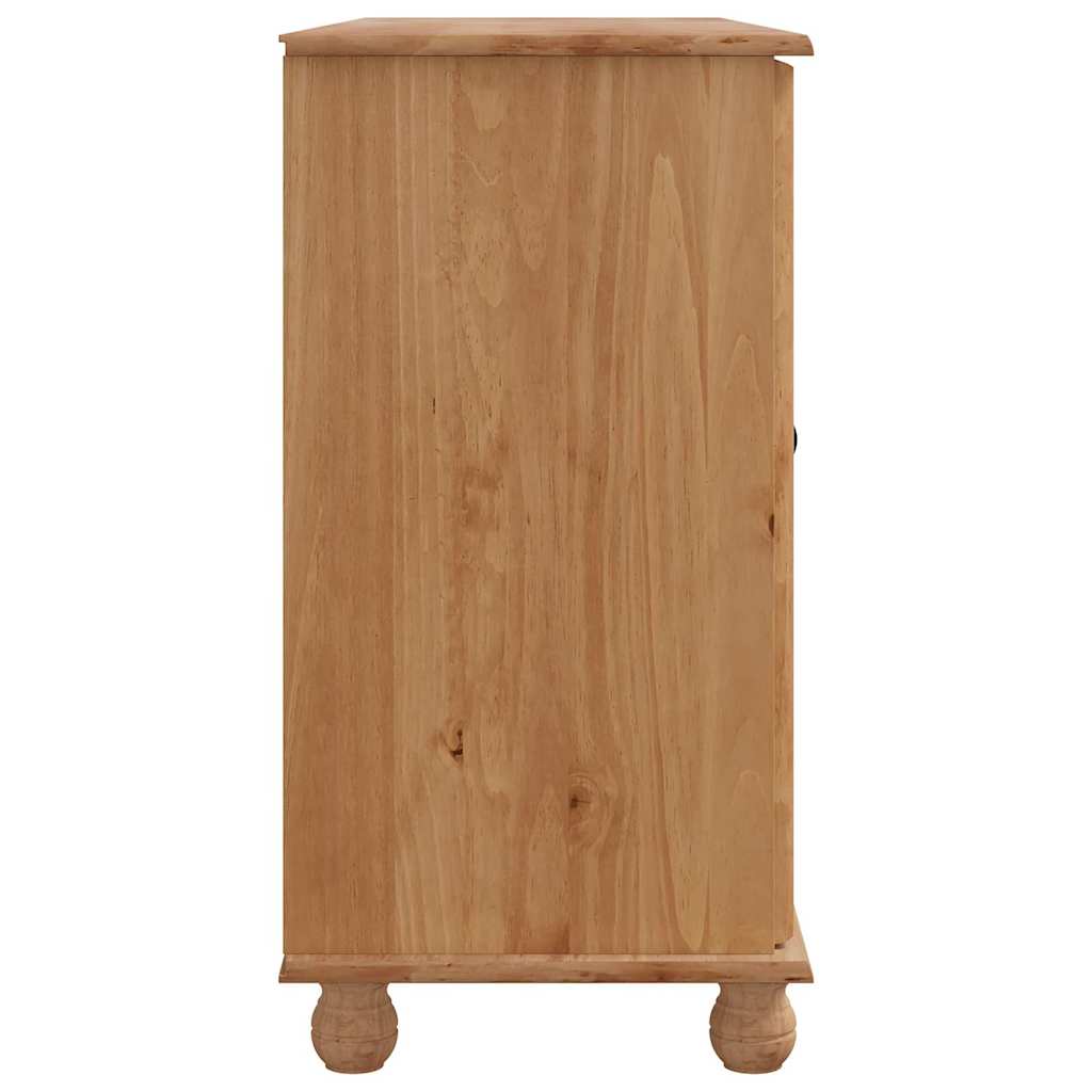 Sideboard med skuffe ASKIM 133,5 x 40 x 79 cm Massivt fyrretræ