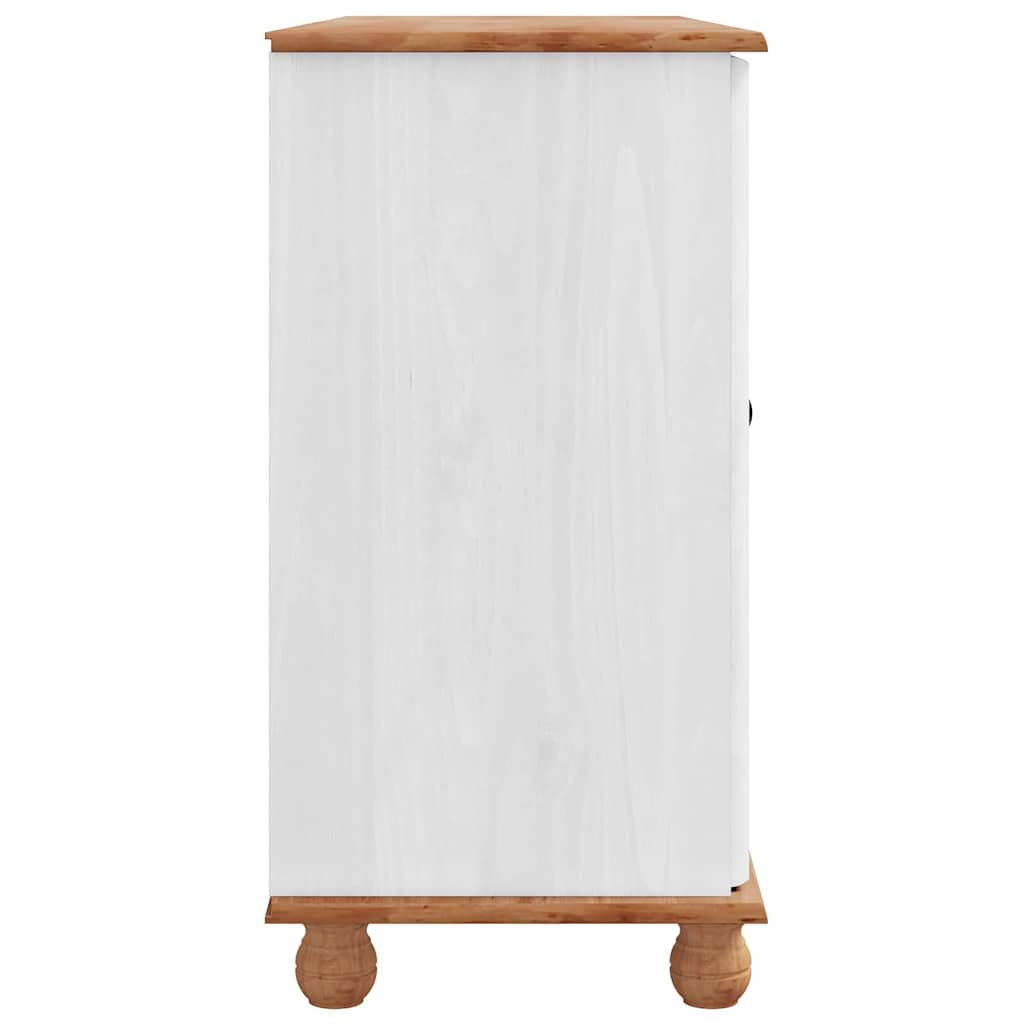 Sideboard med skuffe ASKIM 133,5 x 40 x 79 cm Massivt fyrretræ