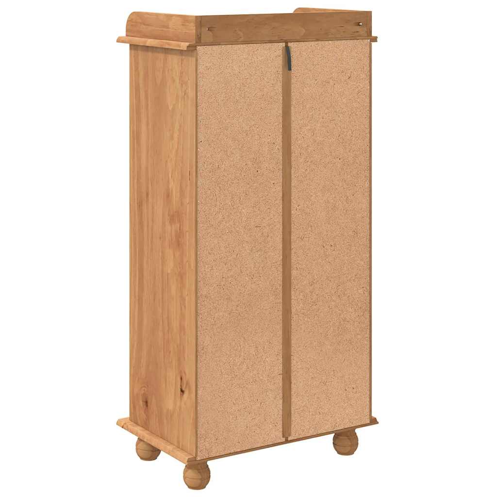 Vinskab ASKIM Honning Voks 57 x 37 x 114 cm Massiv fyrretræ