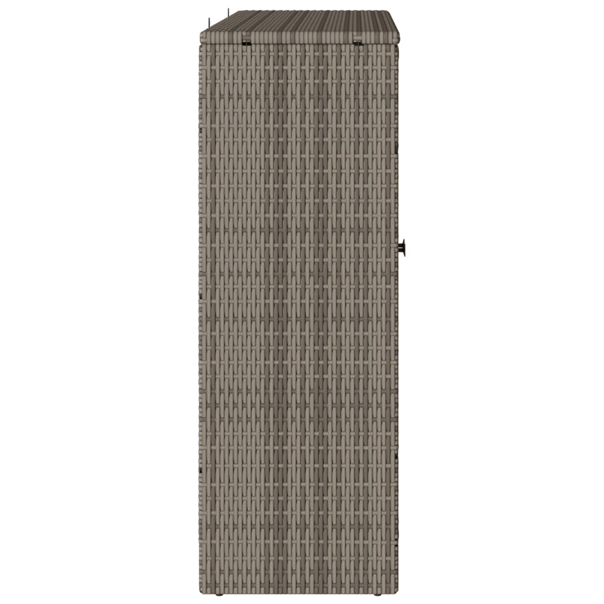Opbevaringsskab med hylde med dør Grå 100 x 36 x 102 cm Rattan