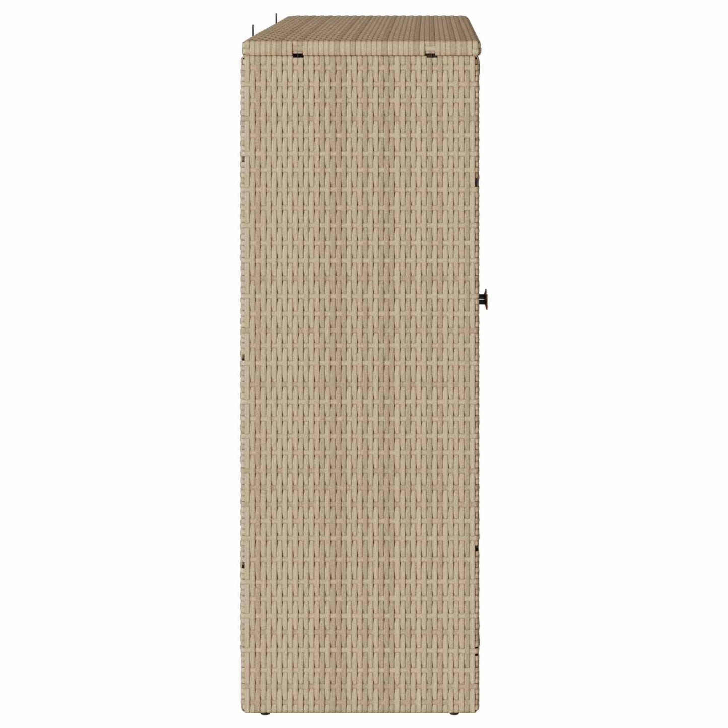 Opbevaringsskab med hylde Beige 100 x 36 x 102 cm Rattan