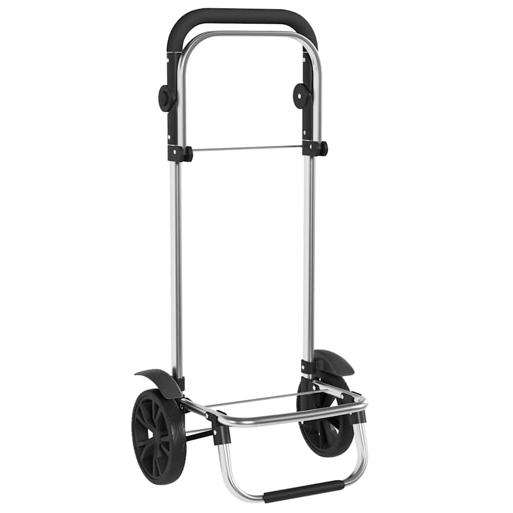 Indkøbsvogn Sort 36,5 x 46,5 x 100,5 cm Oxford stof