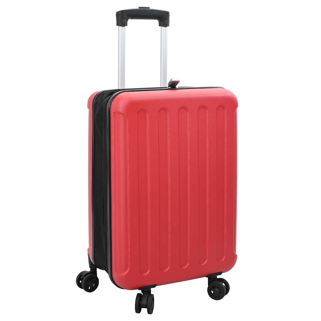 Kuffert med lås Rød 34 x 23 x 55.5 cm ABS Plastik
